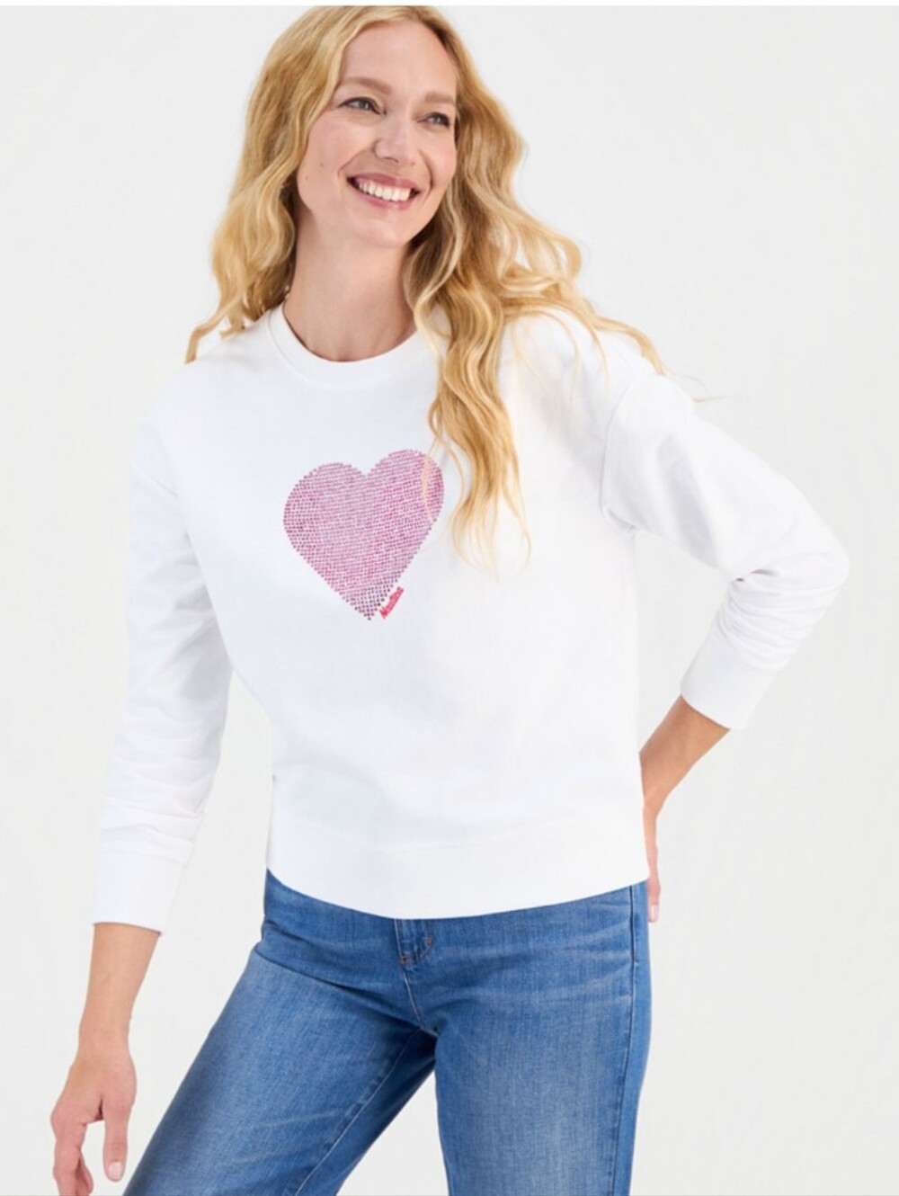 Nautica White Sweatshirt - Size L